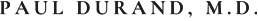 Dr. Durand Logo