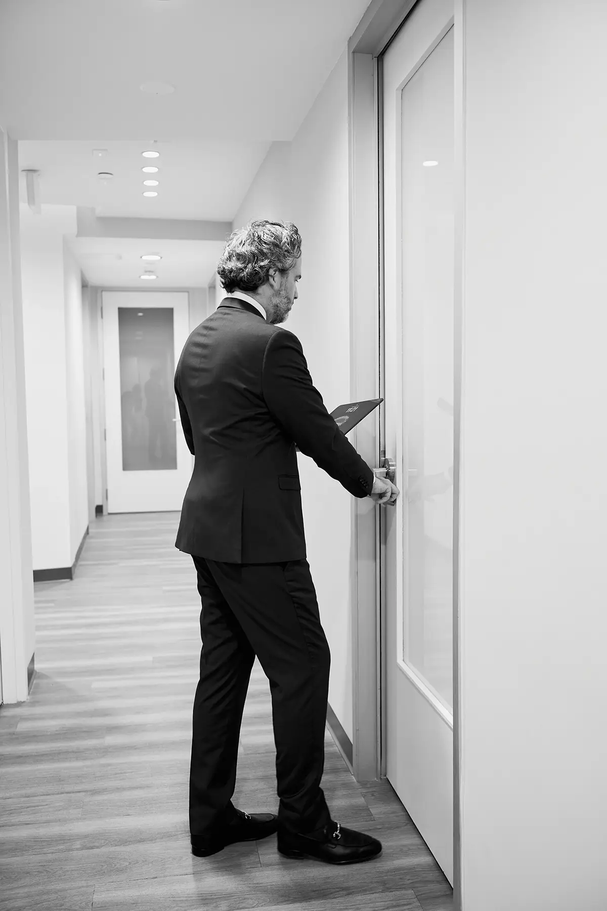 Dr. Durand Opening Facelift Patient Room