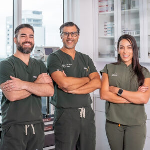 3EnsoProviders Box Yoel Tapanes, Dr. Dev, and Krystal Tapanes at Enso